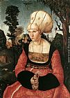 Lucas Cranach The Elder Famous Paintings - Portrait of Anna Cuspinian